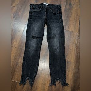 Zara distressed jeans
